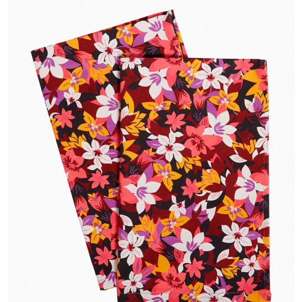 Vera Bradley Dish Towels Rosa floral set/2